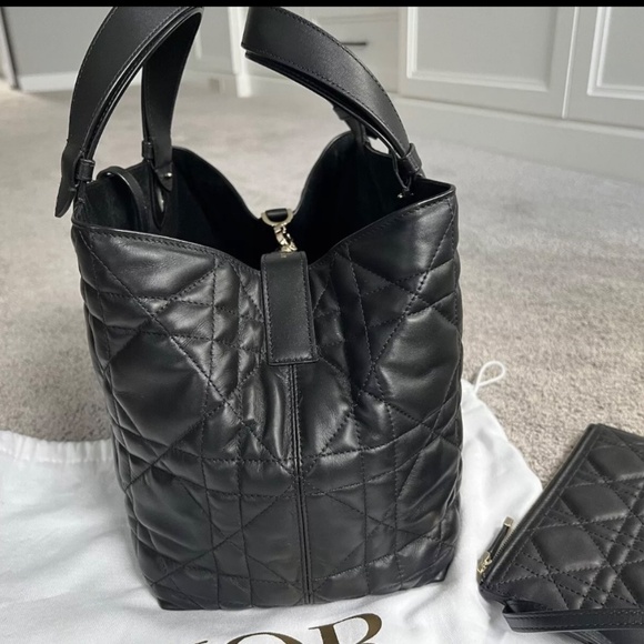 DIOR MEDIUM BLACK TOUJOURS BAG - Picture 7 of 13